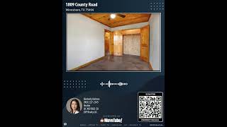 1809 County Road, Winnsboro, TX 75494 | 2 Bedroom Home For Sale