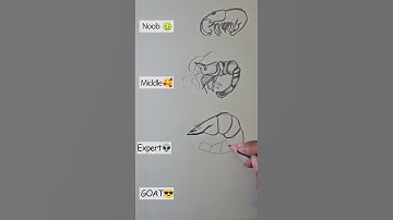 How to Draw Shrimp #drawing #art #rdartandcraft