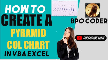 How to Create a Pyramid Column Chart in Excel VBA | Create a Pyramid Column Chart in Excel VBA