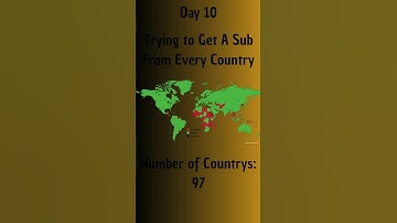 Day 10 of Trying to Get A Sub From Every Country! #map  #geography #country  #mapping