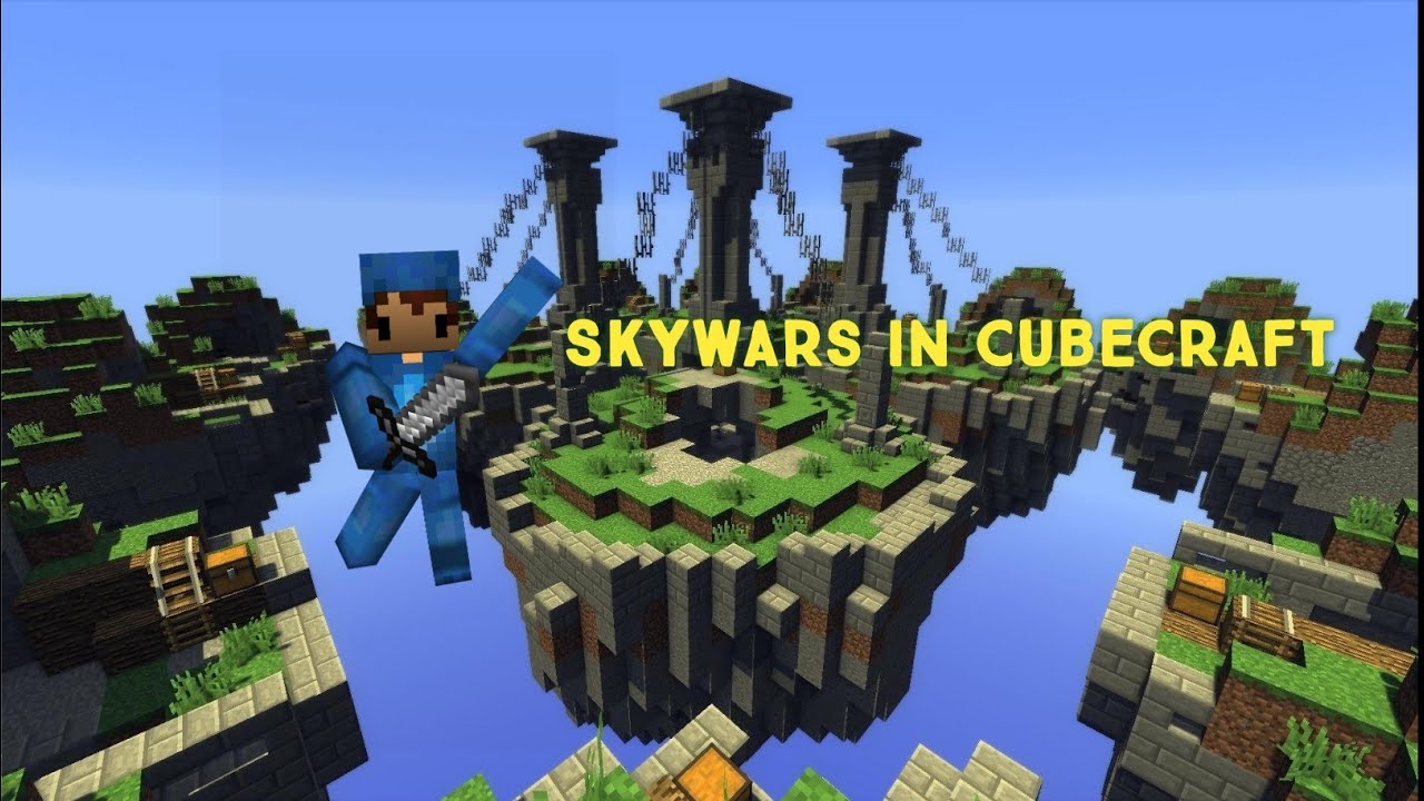 SkyWars in CubeCraft - YouTube