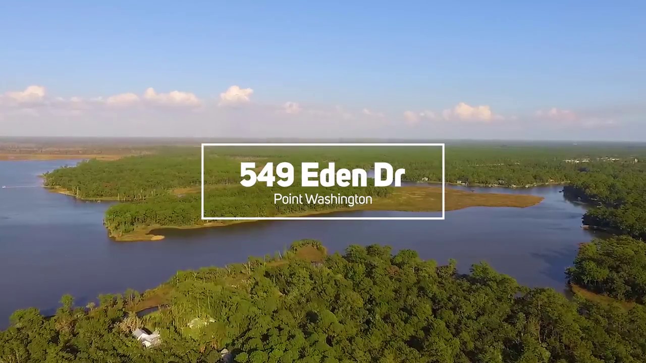 Point Washington Florida 3Br Waterfront Home for Sale, 549 Eden Dr