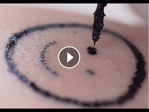 How to do your own Stick and poke tattoo! - YouTube