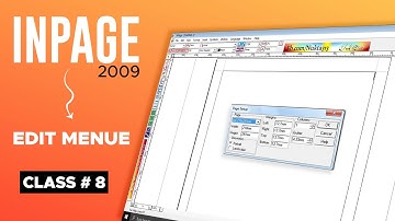How to use Edit Menu , Undo, Cut, Copy, Past,  Past Special, Duplicate} Inpage Urdu & Hindi