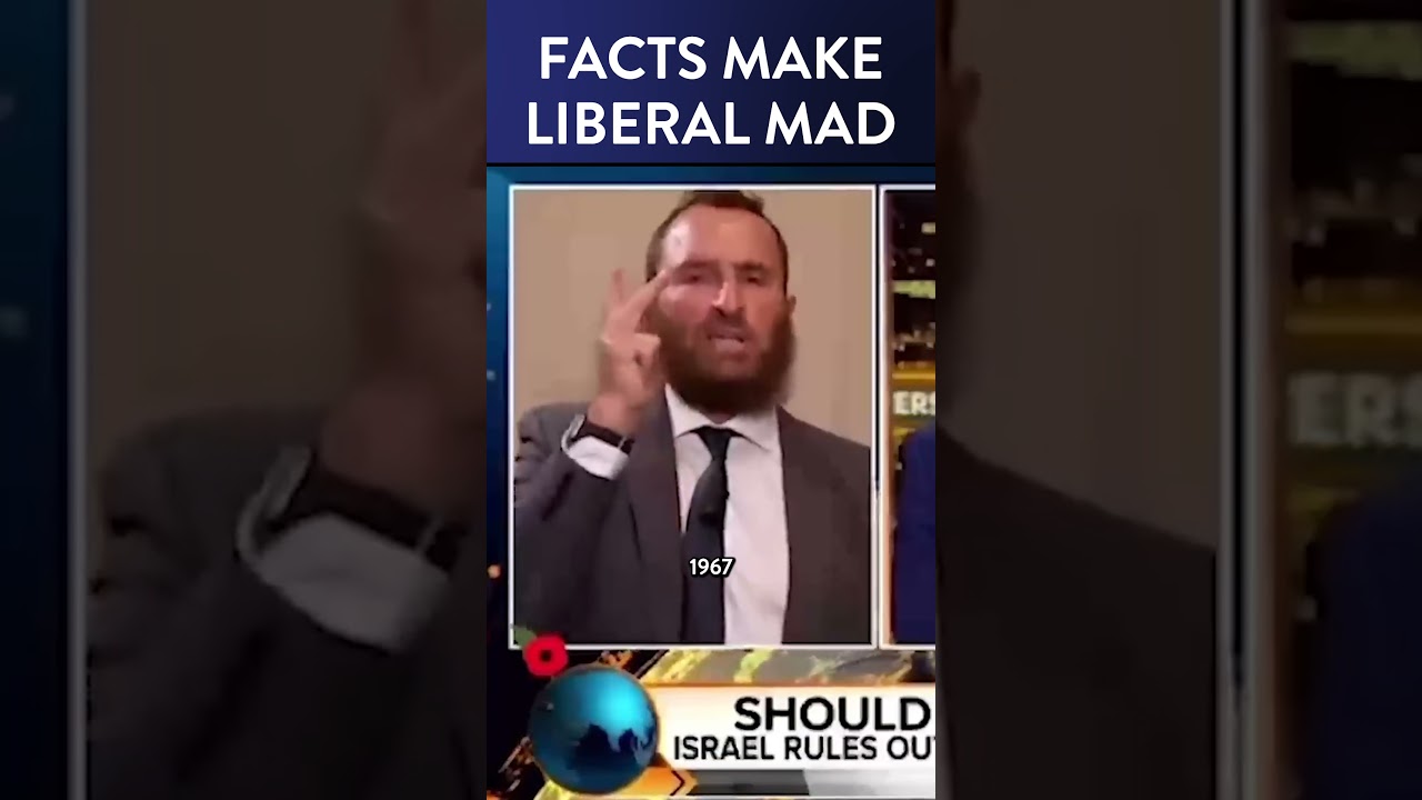 Watch Liberal Get Enraged as Rabbi Calmly Reads Simple Facts #Shorts