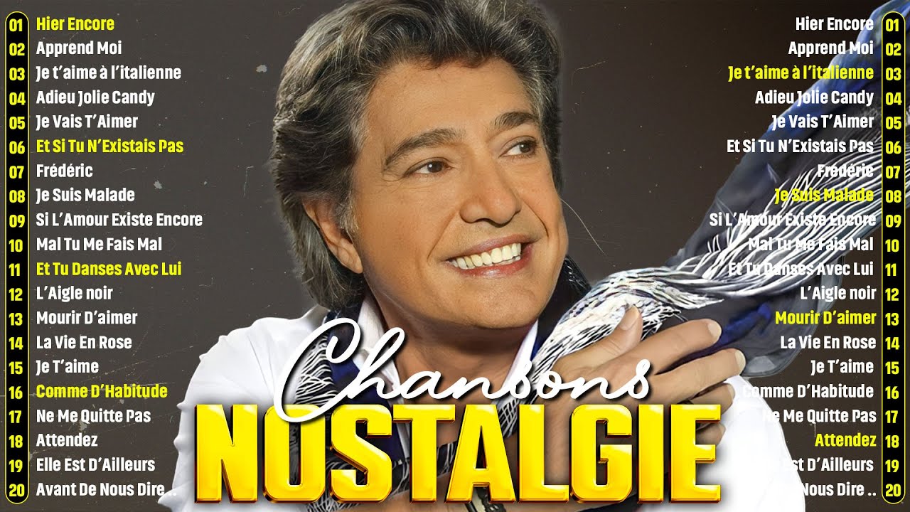 Chanson Française Nostalgie ~ French Paris Chanson - Julio Iglesias, Dalida, Édith Piaf, Mike Brant