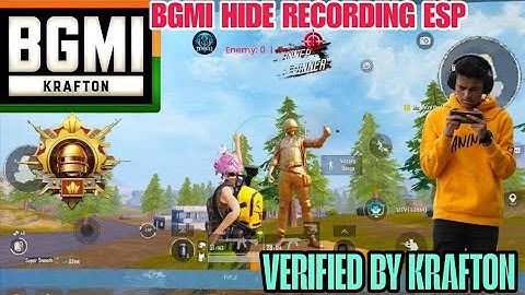 Bgmi Hide Recording Esp | Bgmi Hide Esp |Bgmi Esp Hide Recording| Bgmi Hide Recording Loader