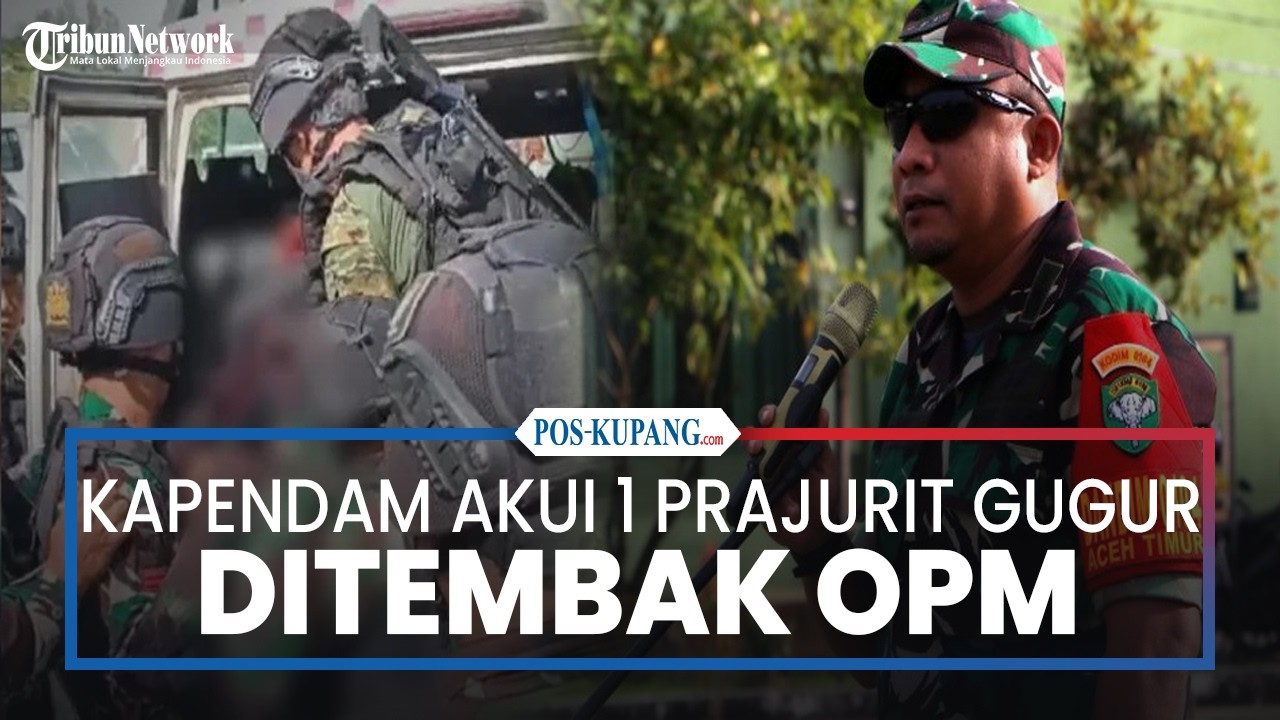 Kapendam Akui Satu Prajurit TNI Gugur Ditembak OPM di Mimika