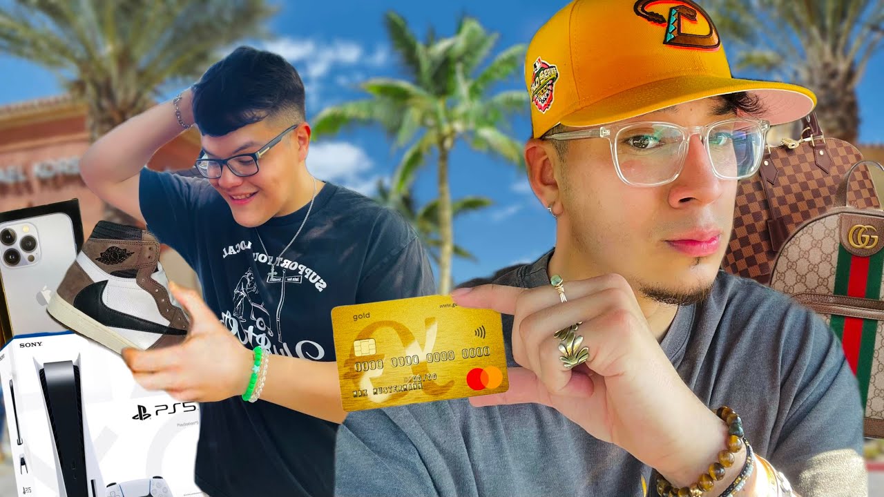 GIVING MY CREDIT CARD TO MY FRIENDS FOR 24 HOURS!!!