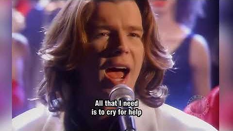 Rick Astley - Cry For Help | 4K MUSIC VIDEO (with lyrics) 1991
