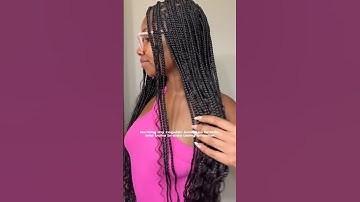 Turning my knotless into boho knotless braids to save $$$