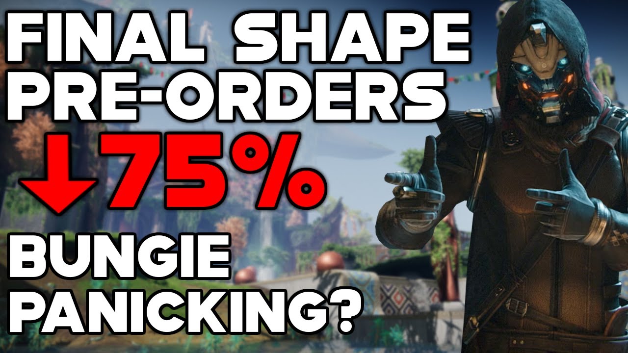 SHOCKING Prerelease Numbers For Destiny 2 THE FINAL SHAPE DLC - YouTube