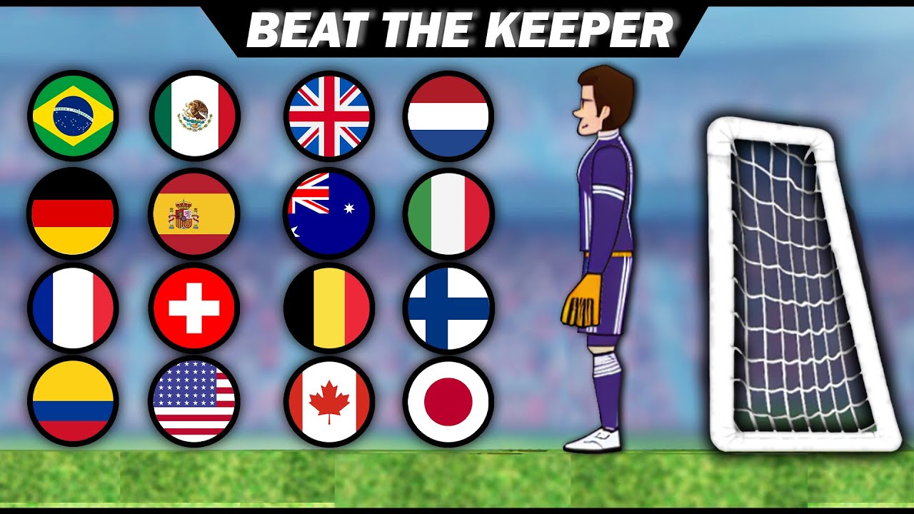 BEAT THE KEEPER | Marble Soccer Race Tournament