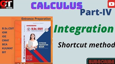 Calculus part-IV Integration  Entrance preparation #mathematics   #shortcut #trick