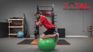 Stability Ball Hip Hinge