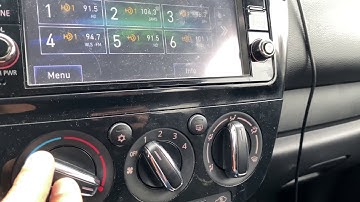 Mitsubishi Mirage – how to turn on and off the air conditioner and heater