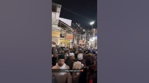 Crowd at  Khawaja Moinuddin Chishty Dargah Urs at Ajmer #shorts #ajmersharif #urs