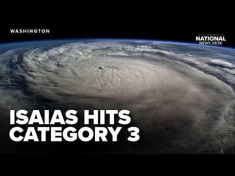 Hurricane Isaias strengthens to CATEGORY 3 in Gulf of America