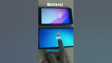 Monterey vs windows 7 #technology #android #fyp #launcher #shorts