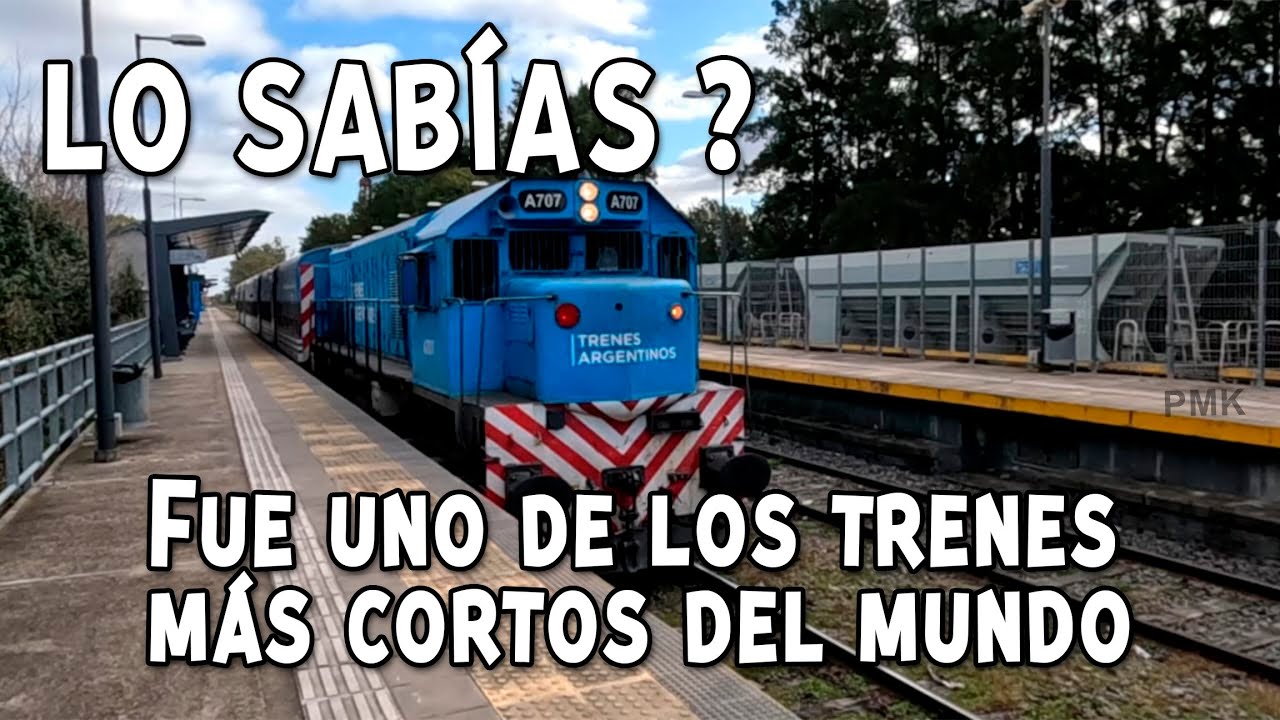 🚂🇦🇷FUE EL MAS CORTO DEL MUNDO ? TREN PILAR DR CABRED FERROCARRIL LINEA SAN MARTIN TRENES ARGENTINOS