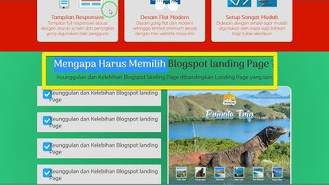 #13 Cara Mengganti Text Warna Ukuran dan Font Blogspot Landing Page | Tutorial Blogger