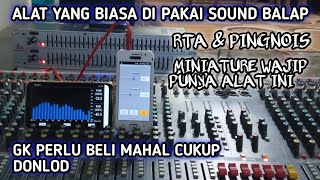 Prokuensi sound anda sudah benar? Pakai alat ini untuk mengetahui RTA \u0026 pingnois murah
