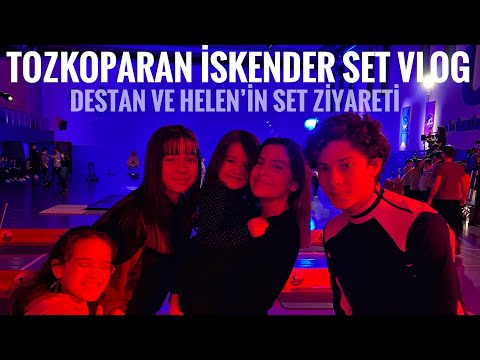 TOZKOPARAN İSKENDER SET VLOG - Destan ve Helen Sete Geldi