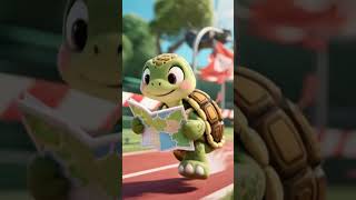 Turbo Turtle vs Speedy Rabbit: The Scooter Showdown!#viralshorts #animation#cartoon #turtle#avengers