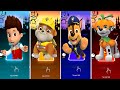 Halloween Pups Challenge! 🎃 Ryder 🆚 Rubble 🆚 Chase 🆚 Pumpkin Marshall - Paw Patrol Tiles Hop!
