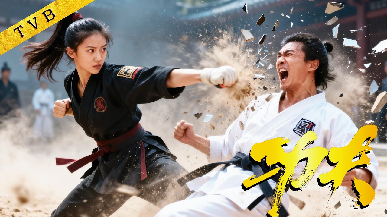 空手道冠軍叫囂無對手，中國女孩挺身而出，一拳擊碎其囂張氣焰 ⚔️ Kung Fu | #女拳 #劉璇 #黃宗澤 #陳法拉 #馬國明