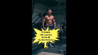 3 things I re-learned from this video by Alex Hormozi (55 Minutes of Social Media Content Strategy)