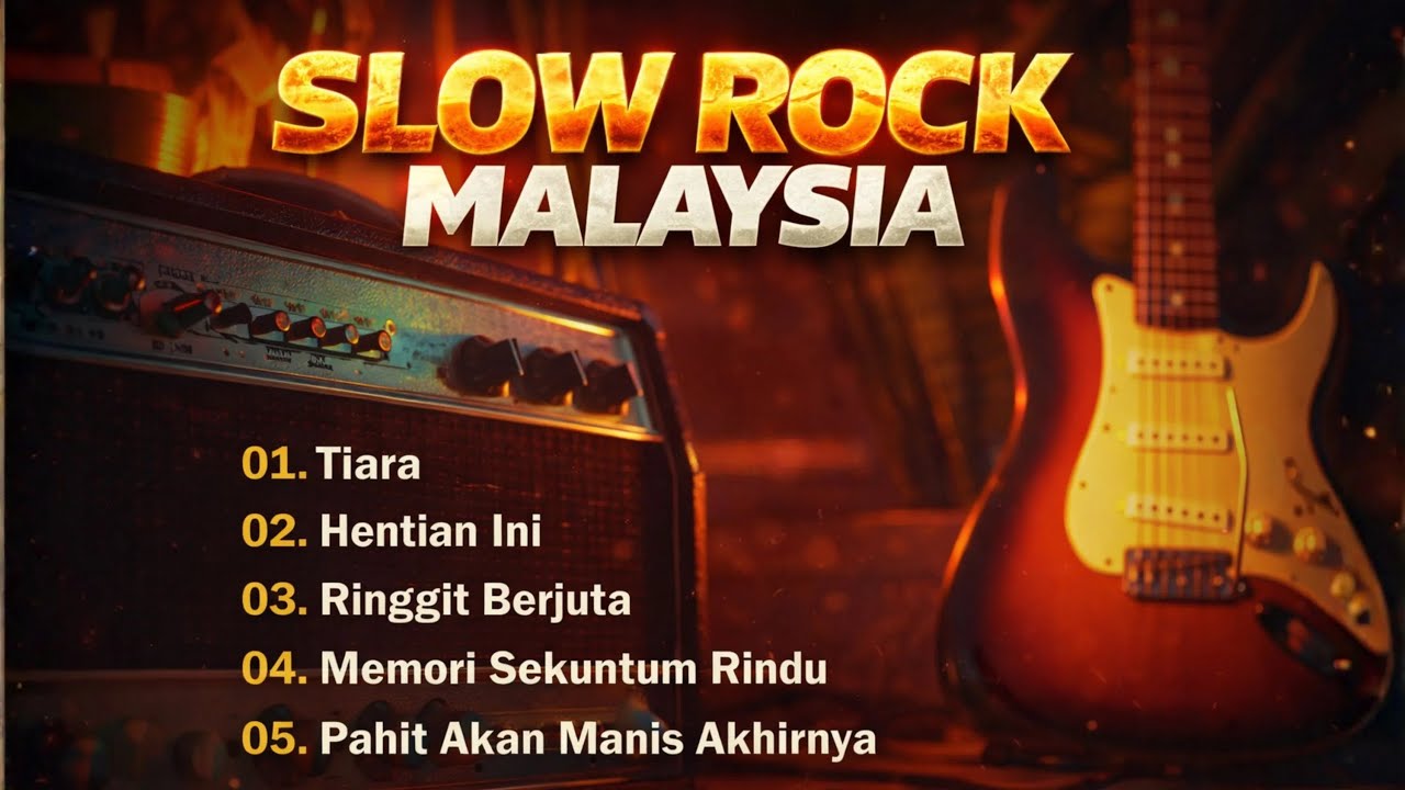 Slow Rock Malaysia 80an 90an Nonstop 🎧 Koleksi Rock Kapak Legend Terbaik