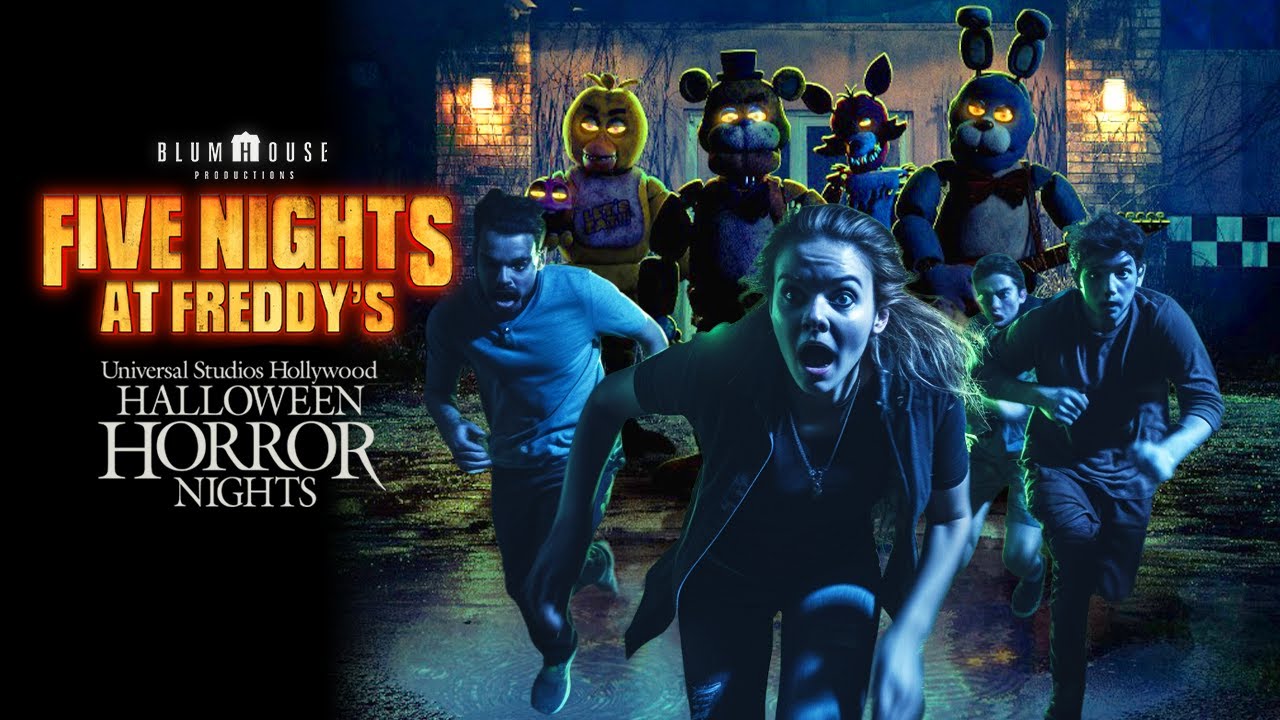 Five nights at Freddy's animatronics on display at Halloween horror nights  : r/fivenightsatfreddys