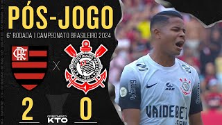 FLAMENGO 2x0 CORINTHIANS 🔴 PÓS-JOGO: ZONA MISTA e COLETIVA  | 6ª RODADA | BRASILEIRÃO 2024