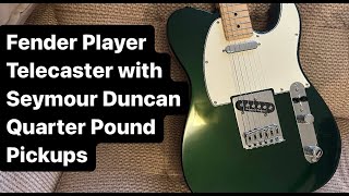 Unboxing the Limited Edition British Racing Green Fender Player Telecaster w/ Seymour Duncan Pickups