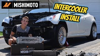 Mishimoto Intercooler Install on Genesis Coupe (Automatic) 2010 Genesis Coupe Intercooler