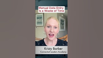 Manual #data Entry Is a Waste of Time