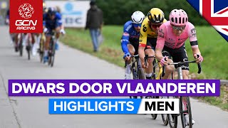 Late Attack From The Breakaway! | Dwars Door Vlaanderen 2023 Highlights - Men