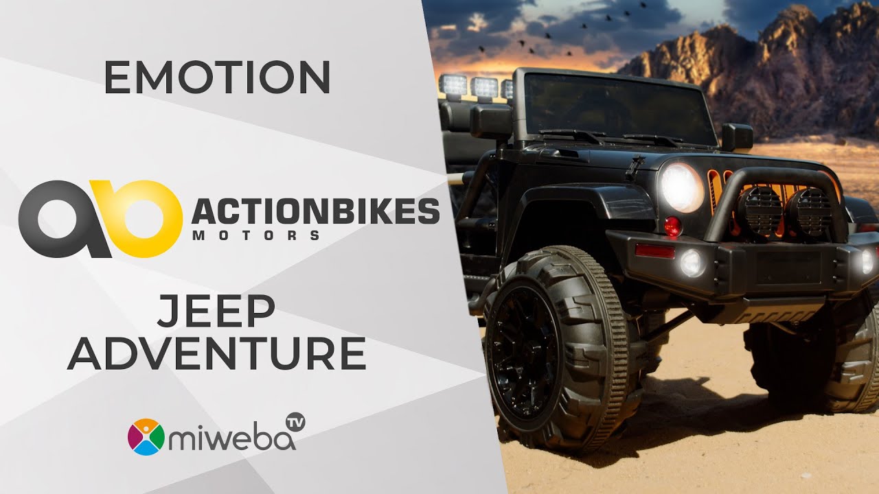 Jeep Willys Kinder-Elektroauto: Actionbikes Kinder-Jeep 4x4