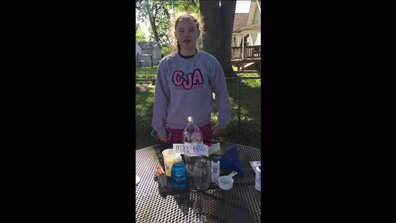 foamy fountain science experiment YouTube