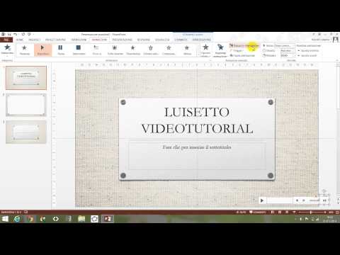 Video: Come Inserire L'audio In PowerPoint