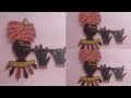 best cardboard craft wall hanging decor ideas /Krishna flute DIY cardboard craft idea