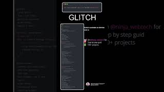 📌 CSS Glitched Text animation HTML & CSS 🔗Code is also available on GitHub ✌️