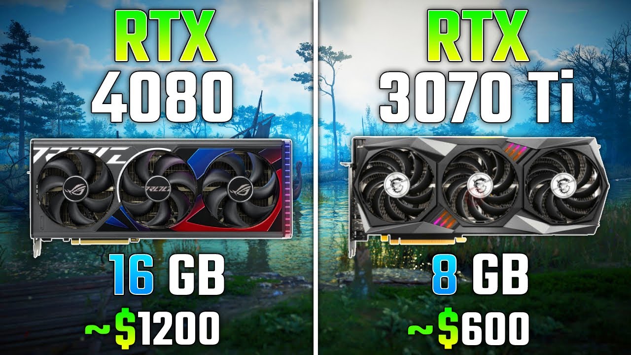 NVIDIA RTX 4080 vs RTX 3070 Ti