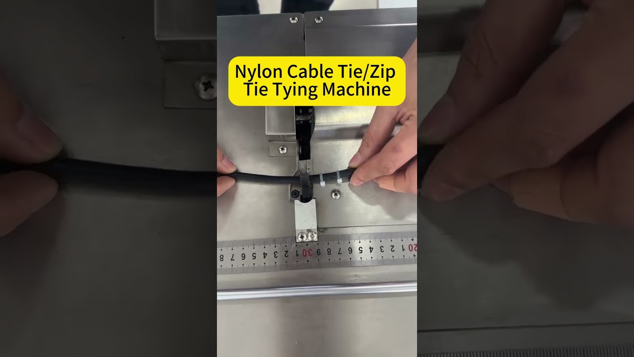 Nylon Cable Tie/Zip Tie Tying Machine