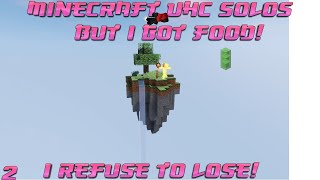 I got upset at how bad I was.... (UHC Hypixel Ragequit #1)