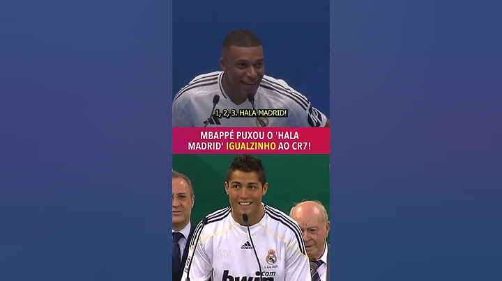 Mbappé homenageou Cristiano Ronaldo na apresentação pelo Real Madrid? Olha o que ele fez! 😱 #shorts