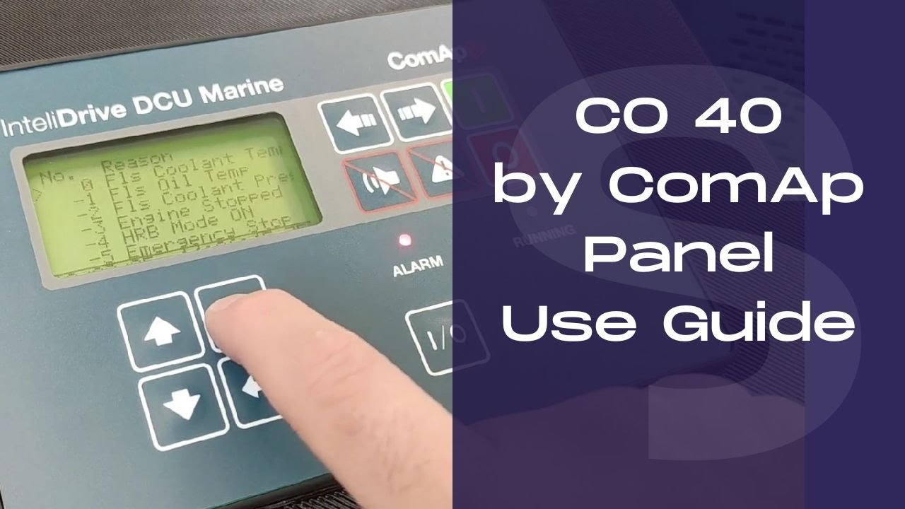 CO 40 by ComAp Control Panel | Operation & Key Functions for Marine ...