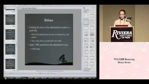 DEFCON 16: CSRF Bouncing†