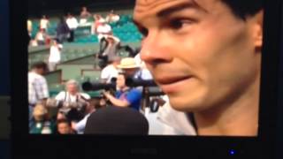 Rafael Nadal Interview with John McEnroe after winning 2014 French Open